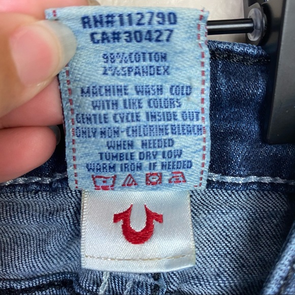 True Religion Rainbow Stitched Straight Jeans - Picture 11 of 13